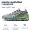 Nike Air VaporMax 2021 Flyknit Grau Hell Liquid Lime Herren Sneaker Particle-Grey Aluminium Barely-Grey DH4084-003