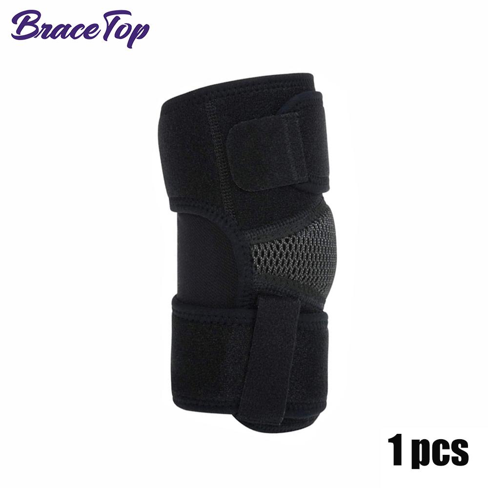 Bracetop Sports Elbow Brace Tennis Compression Sleeve Wrap For Golfer Bursitis Arm Tendonitis Support Strap Epicondylitis Unisex