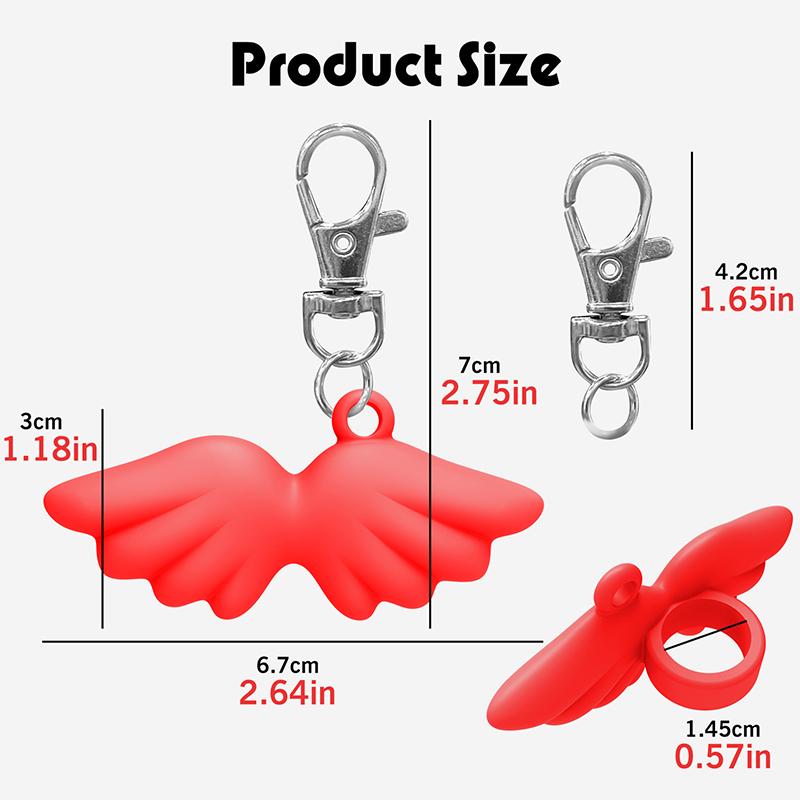 Portachiavi Portabalsamo Labbra in Silicone Durevole Tappo Ciondolo per Borsa Portachiavi Tappo Custodia per Rossetto Accessori Strumenti per Trucco Portachiavi Tappo per Lucidalabbra