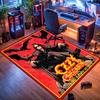 Prince of Darkness Themed carpet, suitable for living room, bedroom, game room, computer room and home décor.