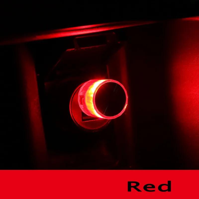 USB Powered Car Ambient Light 7-Color RGB LED DIY Car Accessory Plug and Play Car Interior Decoration Easy Install Mood Lighting