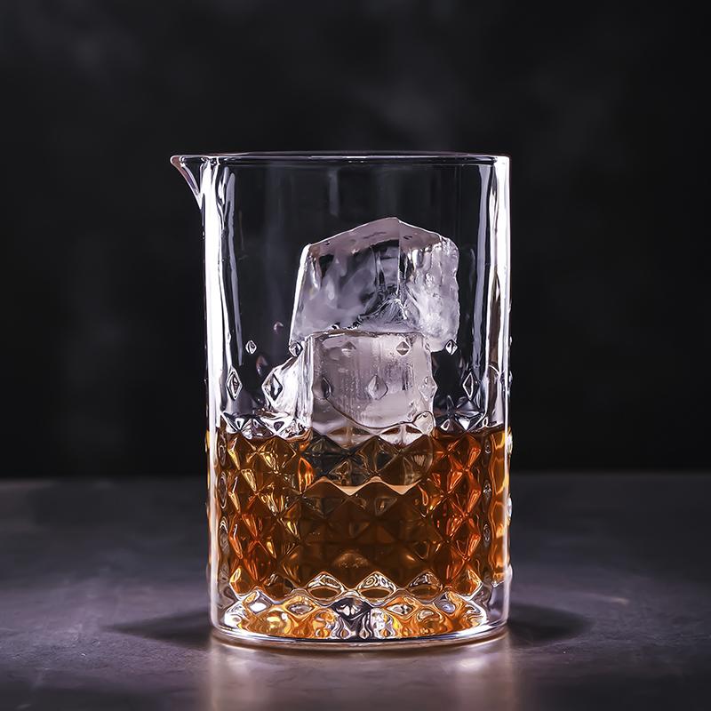 700ml Glass Studded Cocktail Mixing Glass Bar Tool