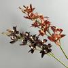 Real Touch Artificial Silk Cymbidium Branch Handmade Fake Flowers  Living Room