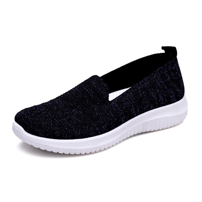 Shoes women's new fly-woven mesh women's shoes casual fashion sports shoes women's mother shoes