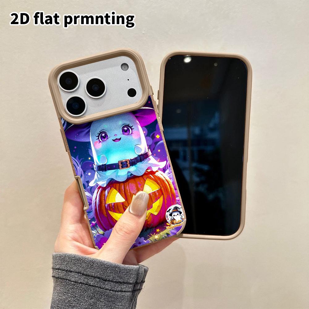 Phone Case: 2D Flat Lambskin Suitable for iPhone 18 17 16 15 14 13Pro Cases, Vintage Warm Autumn, Christmas and Halloween Gifts