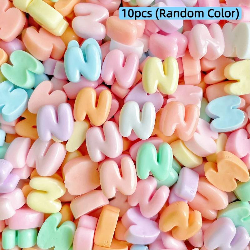 Handmade Mini Letter Charms Cute Diy Phone Cases Hair Clips Shoes Accessories Random Color
