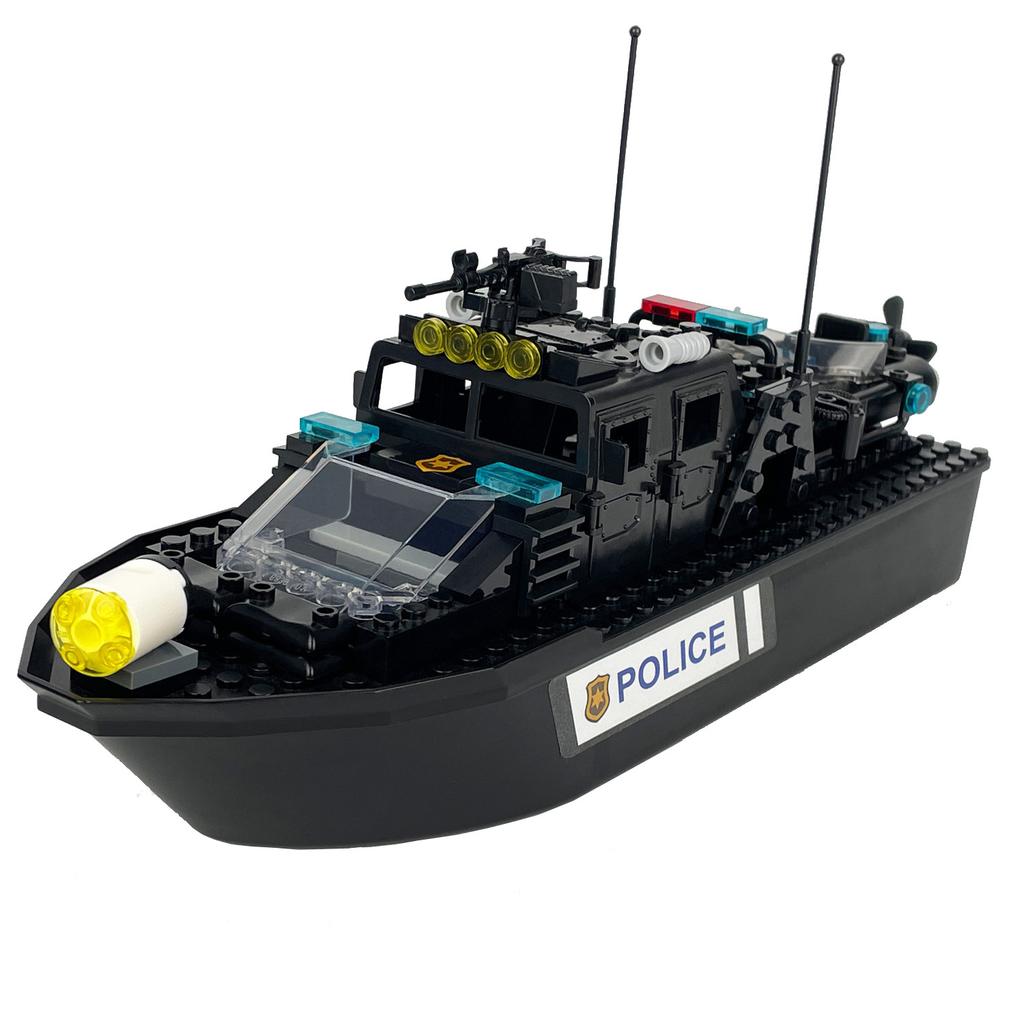 Motoscafo Tornado 71043 Giocattolo da Costruzione a Particelle Piccole da Assemblare per Bambini Barca di Gomma che Trasporta Minifigure