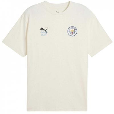 Manchester City FC Unisex Adult Graphic Print Cotton T-Shirt