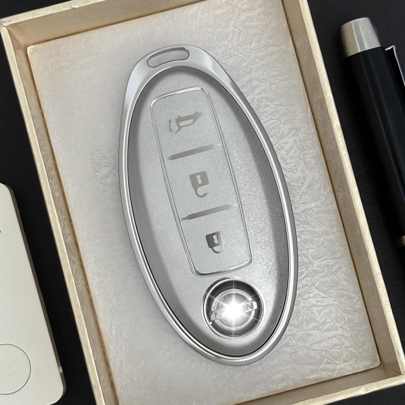 Aluminum Alloy Car Key Cover for Nissan Qashqai, X-Trail, Murano, Teana.
