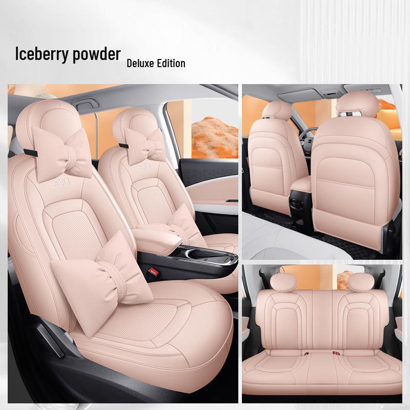 DJGY JAC Yiwei 3 Car Seat Cushion: Sporty Leather, All-Season Cover