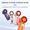 Powerful Wind Super Mini Handheld Fan USB Rechargeable Turbo Fan New Handheld Turbo Fan  Summer