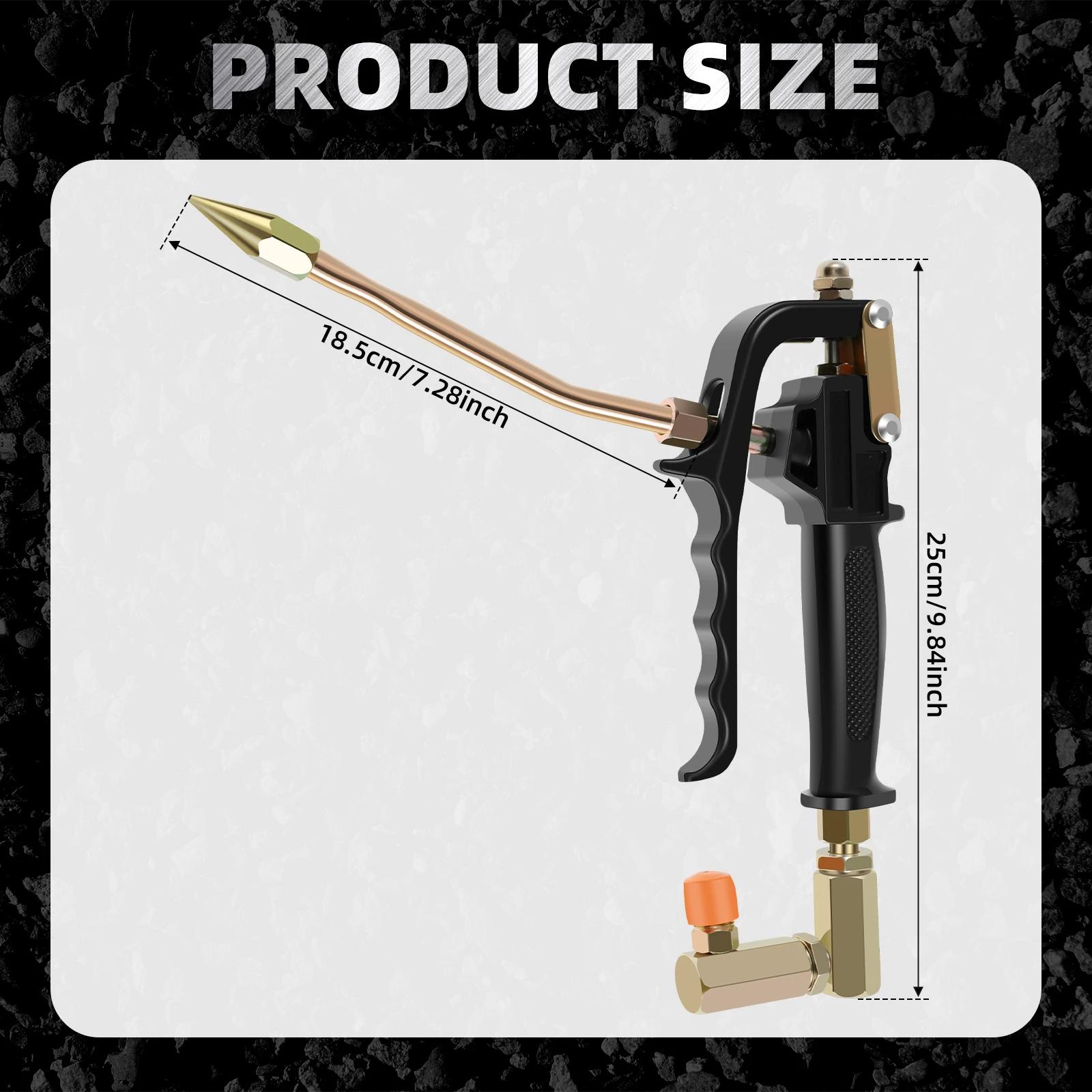 

Клапан управления смазочным инструментом, головка насоса для смазки высокого давления, рукоятка управления, клапан из алюминиевого сплава, вращатель 2025 чёрный