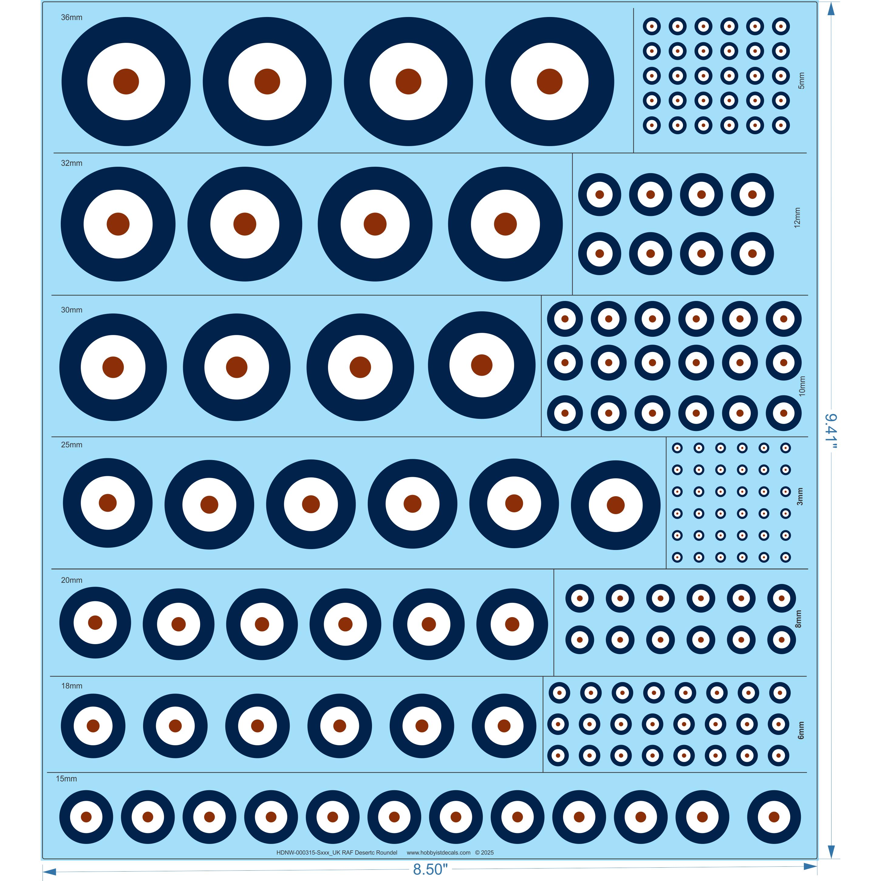 UK RAF Desertc Roundel