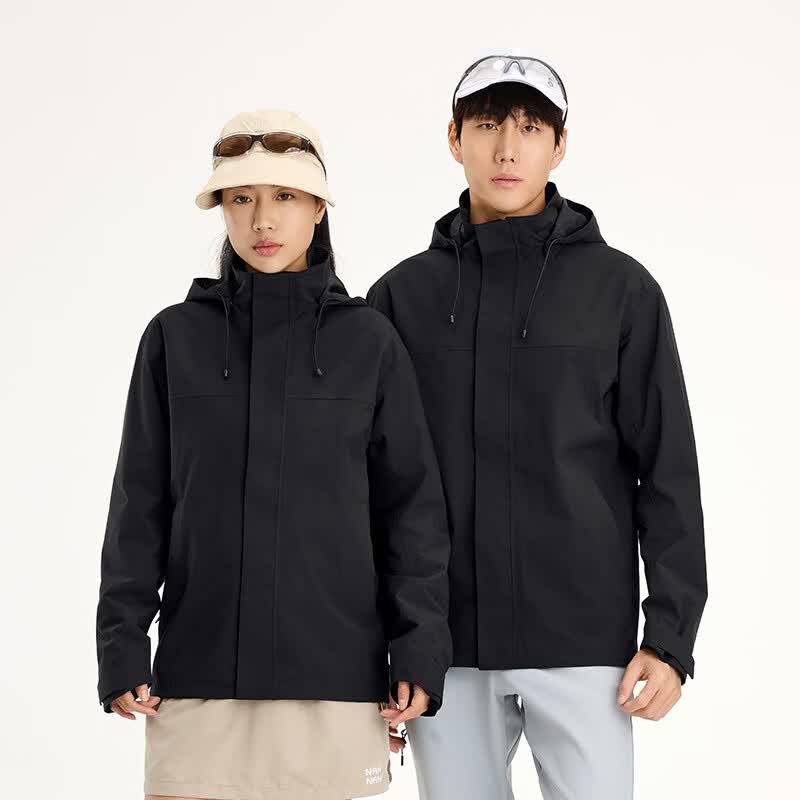 COVER GAL Men's Hardshell Hooded Outdoor Jacket