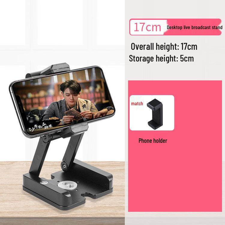 

Adjustable Overhead Shot Selfie & Video Recording Holder with Metal Disc Base