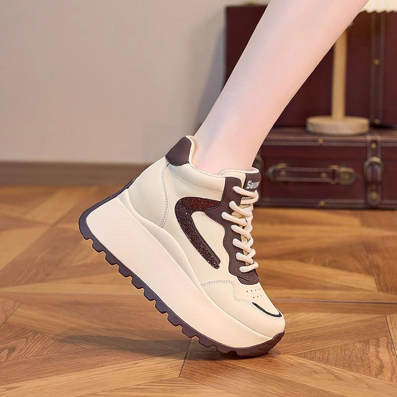 

Dad shoes women s 8cm heightening platform casual shoes small sports 40