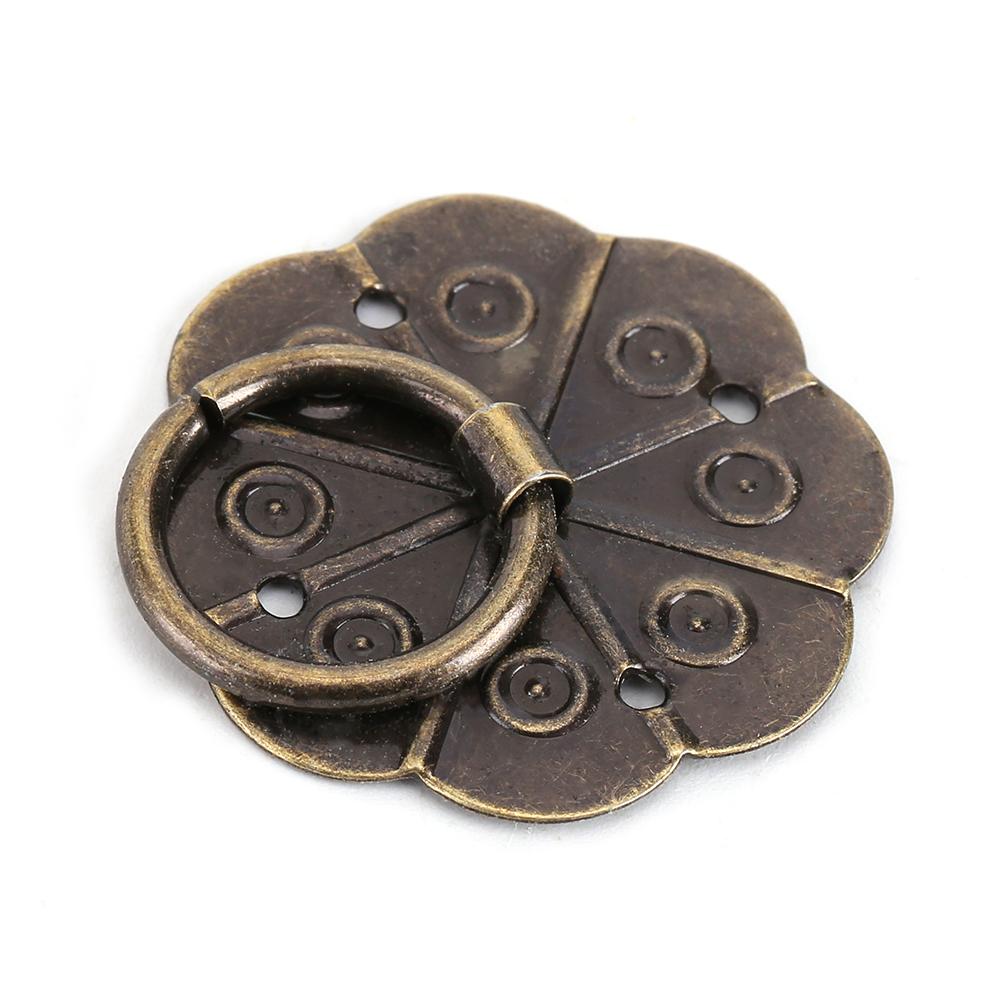 20Pz Maniglia per Mobili in Ferro Cassetto Armadietto Scrivania Maniglia ad Anello per Porta Ferramenta Decorazione per la Casa