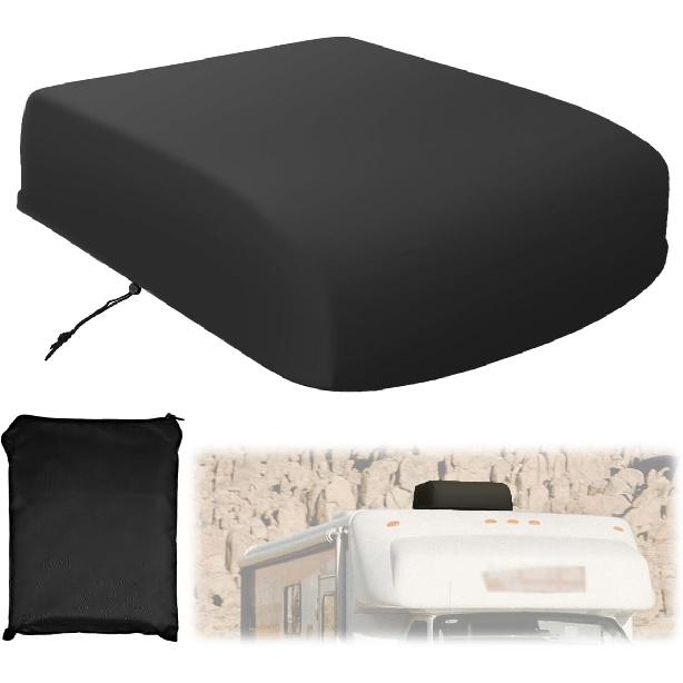 1 PCS 600D Oxford Fabric RV Air Conditioner Cover, RV Trailer Top Air Conditioner Cover For Dometic Brisk II, Coleman Mach I,II,III, Mach 3 Plus,
