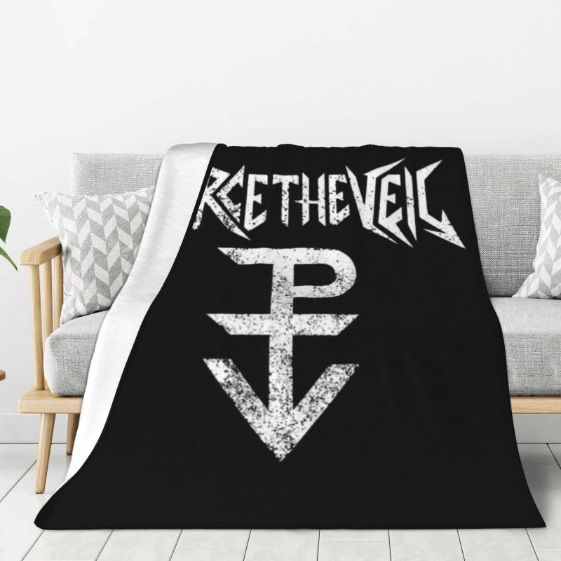 Custom Pierce Veil Romantic Memories Blankets Warm Flannel Throw Blanket for Home Sofa Office Travel