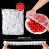 100pcs Disposable Food Grade Plastic Wrap - Fresh-Keeping Sealing Covers for Food Storage, Home Kitchen, Picnic, BBQ