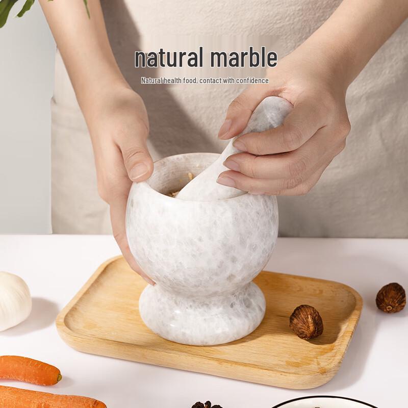 Natural Stone Mortar and Pestle