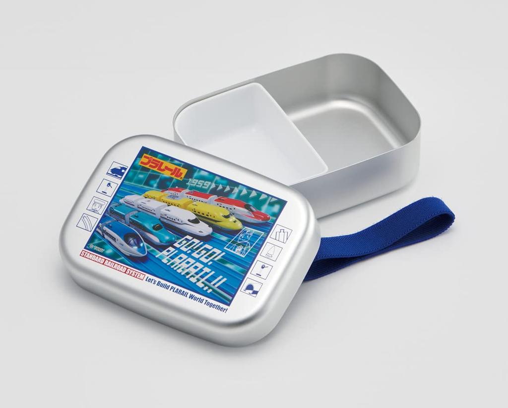 Skater Aluminum Lunch Plarail Made in Children's Box, 370ml, 22, Boys, Japan, ALB5NV-A