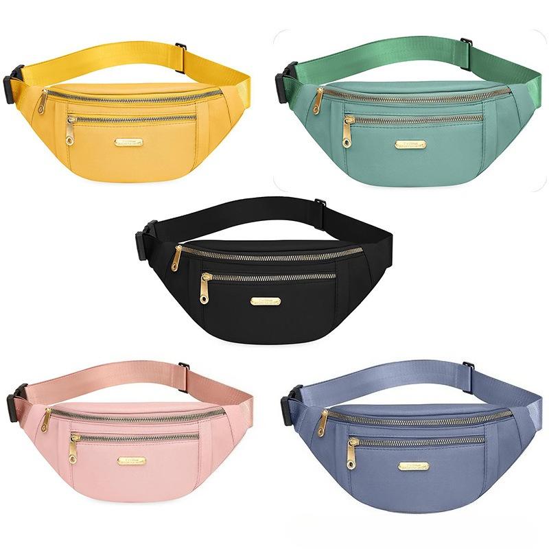 Oxford Cloth Waterproof Sports Crossbody Bag, Multi-Layer Large Capacity Shoulder Bag, Versatile And Can Be Used As A Waist Bag For Commuting