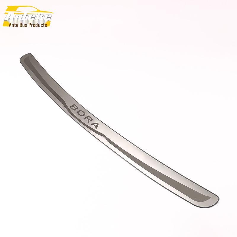 Stainless Steel Rear Guard Plate & Trunk Protection Pedal for 16 Bora Models