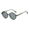  New Retro Round Women Sunglasses Fashion Green Candy Color Shades UV400 Men Trending Rivets Punk Sun Glasses