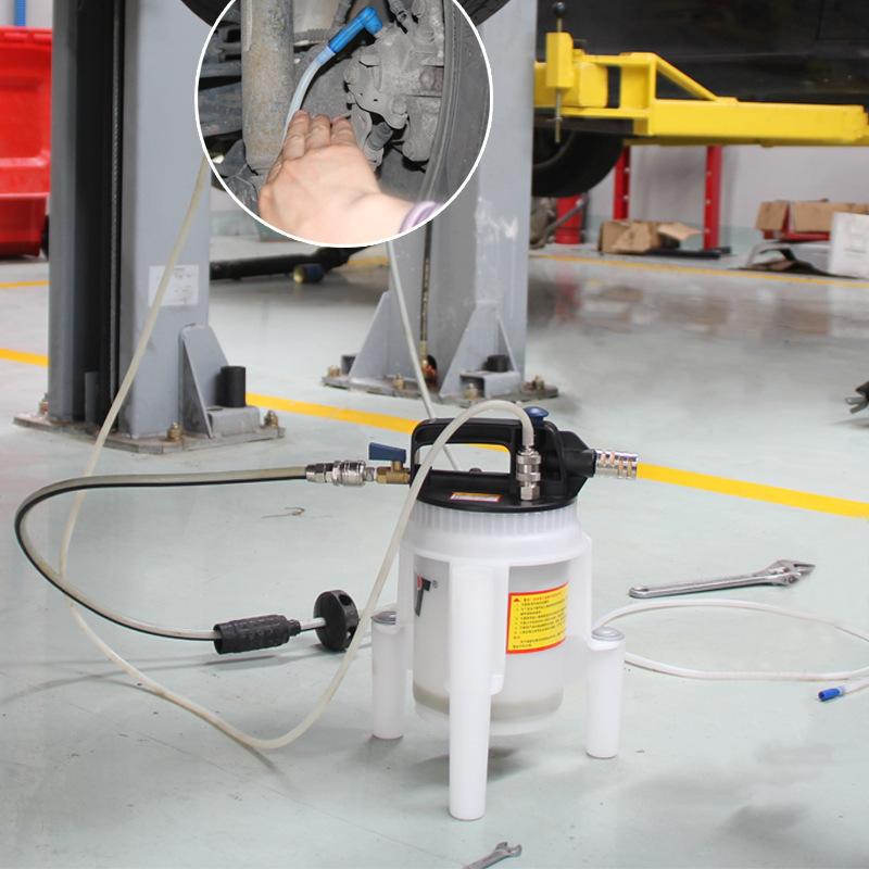 Brake Oil Changer Connector Emptying Tool with 1.2m Oil Pumping Pipe Brake Oil Replacement Tool for Car Vehicles Accessories