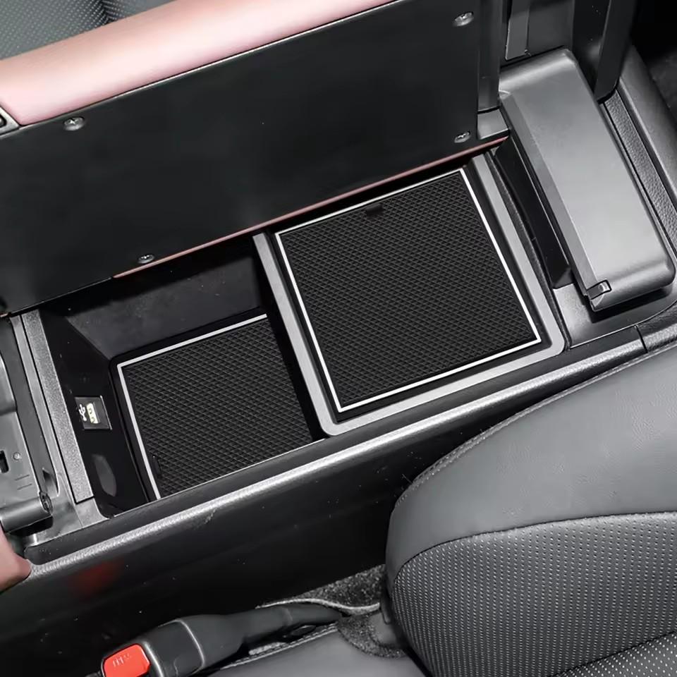 for 2025 2025 Toyota Crown Anti-Slip Gate Slot Mat Rubber Non-Slip Door Groove Pad Cup Holder Car Interior Accessories