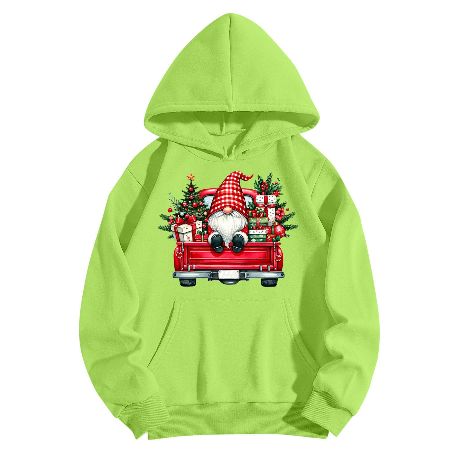 Женская однотонная толстовка с капюшоном и длинным рукавом с принтом M — фото 6