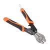 Mini Bolt Cutter Spring Loaded Wire Cutter with Soft Anti Slip Handle Small Wire Cable Cutter