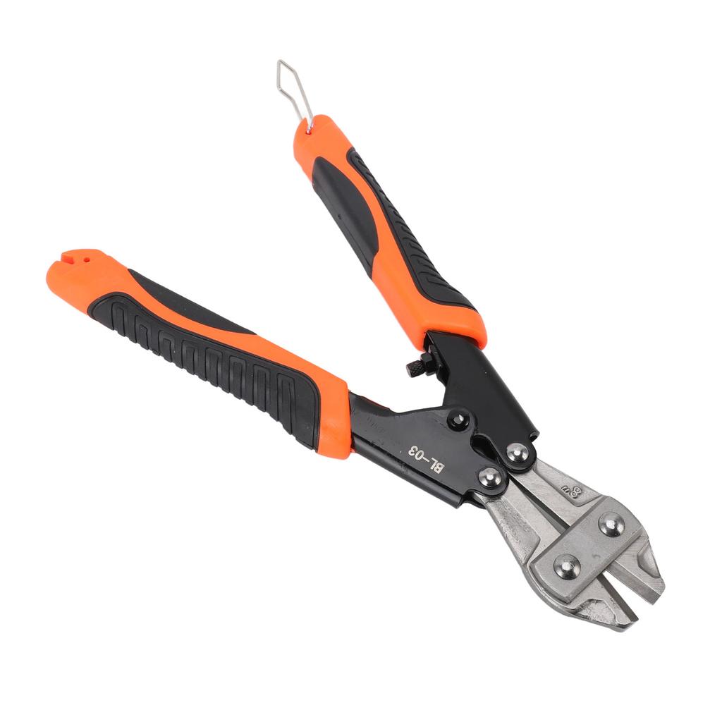 Mini Bolt Cutter Spring Loaded Wire Cutter with Soft Anti Slip Handle Small Wire Cable Cutter