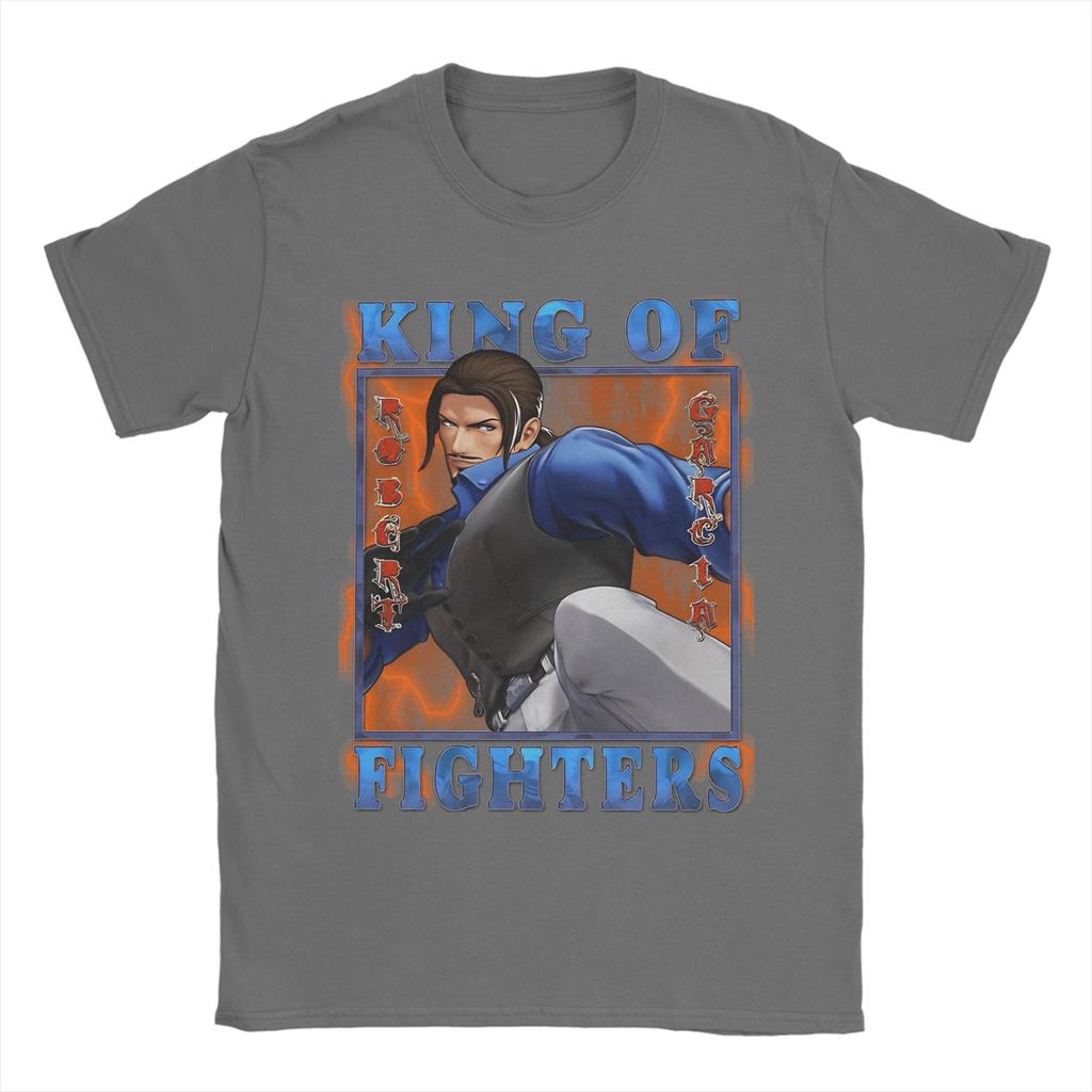 King of Fighters XV - Mightiest Tiger Robert Garcia T Shirt Summer Pure Cotton T-Shirts For Unisex's Tshirt Short-Sleeved Top Tees