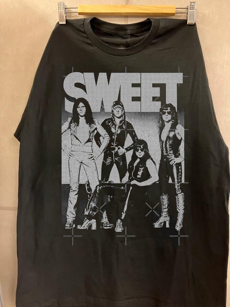 Vintage Sweet Band Members Cotton Shirt Unisex Concert S-4XL S