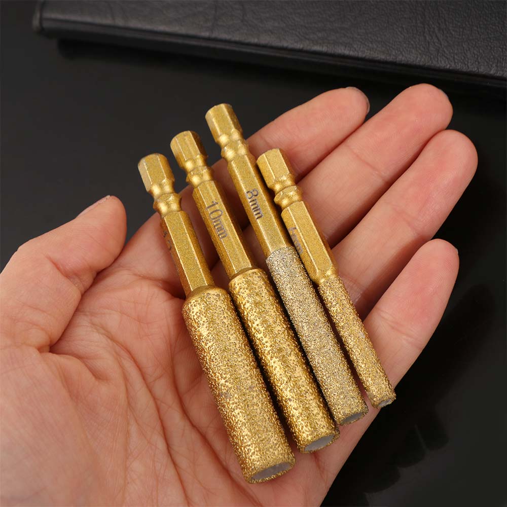 6/8/10/12mm Size Hexagonal Shank Core Drill Bit Power Tool Accessories Marble Processing