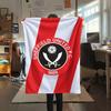 1 Pezzo Coperta in Flanella con Stampa Sheffield United FC, Alta Qualità Confortevole per Tutte le Stagioni, Arredamento per la Casa, Calore e Comfort, Perfetta per Regali di Natale