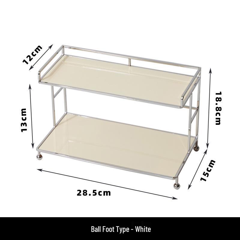 Acrylic Storage Rack: Kitchen, Bathroom, Cup & Cosmetics Holder
