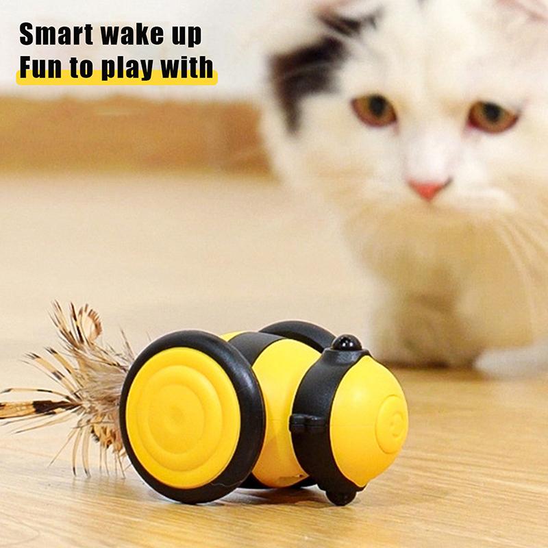 

Интерактивная игрушка для котят Автоматическая машинка-дразнилка Интеллектуальная электрическая дрессировочная игрушка для кошек Электрическая игрушка-дразнилка для кошек Товары для животных as the picture
