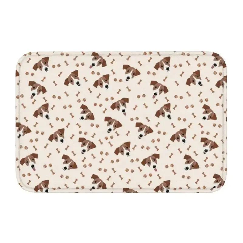 Van Gogh Starry Night Art Style Dog Living Room Door Mat Carpet Classic Painting Beret Dog Pattern Anti-slip Rug for Home Decor