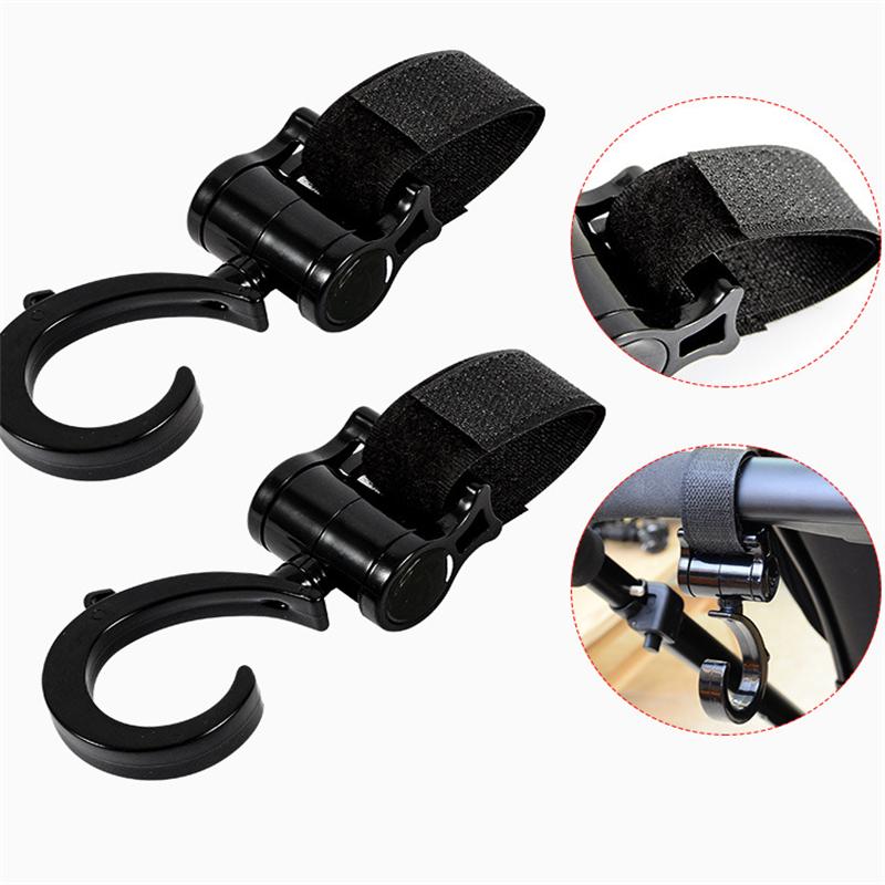 1/2/4PCS Pram Hook Baby Stroller Accessories Shopping Prop 360 Degree Rotating Hooks Stroller Hooks for Hanging Out Bicycle Hook