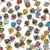 10pcs/lot Evil Eye Gold/Silver Color Tone Charms Connectors Beads For DIY Bracelet Bangle Pendant Jewelry Accessories