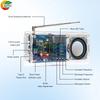 Digital Electronic Receiver Module, FM Radio Kit, Microcontroller, Manual DIY Welding Kit, Type C Interface, 87.5-108MHZ