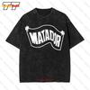 Vintage Oversized TShirt Matador Records Artists Label Logo Black White Grey Navy S Xl CDH