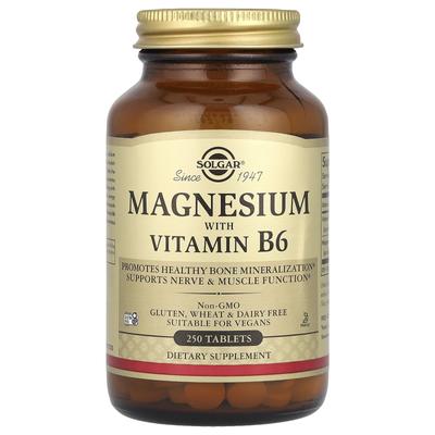Hořčík s vitamínem B6, 250 tbl