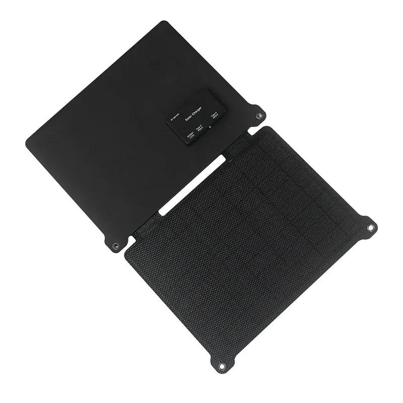 100W Folding ETFE Solar Panel USB/Type-C/DC Interface Output Solar Folding Charger Power Bank for Phone Outdoor Travel Camping 4