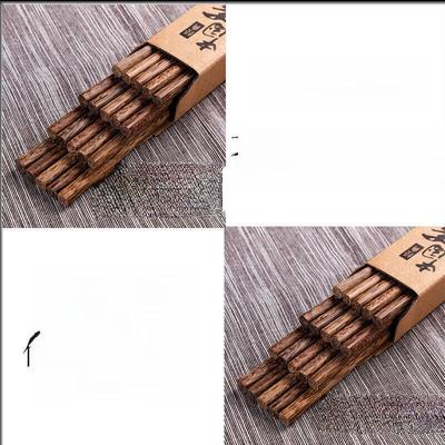 ZISIZ Engraved Wenge Wood Chopsticks