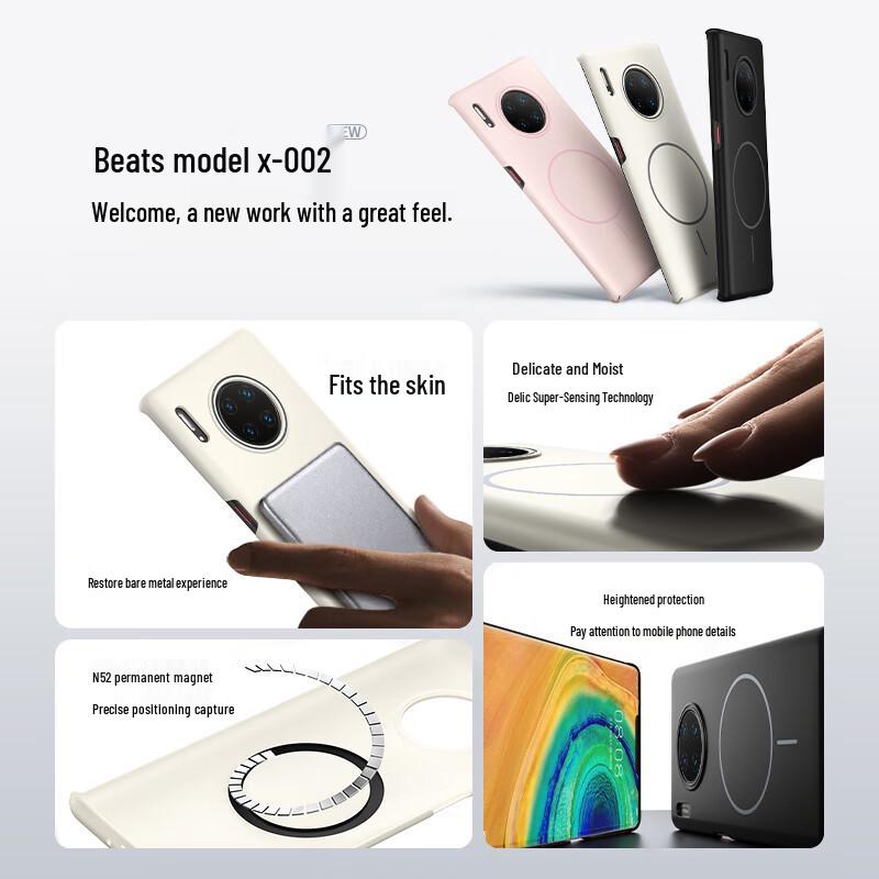 KEKLLE MagSafe Matte Anti-Fall Phone Case for Huawei