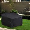 Durable Black Outdoor Chair Cover – Deep-seat Leisure Chair